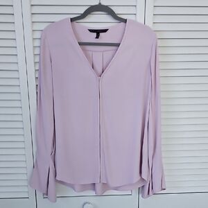 White House Black Market Lilac Blouse — Size M